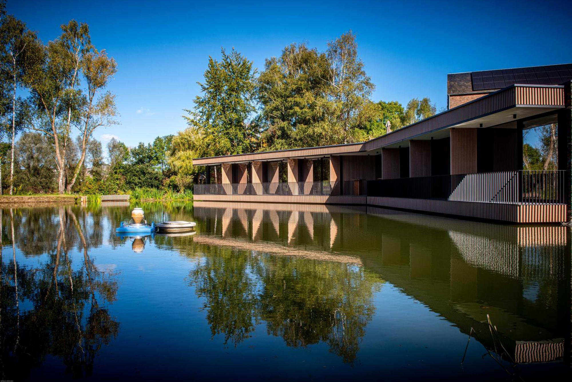 Aux Etangs - Hotel Battice Buitenkant foto